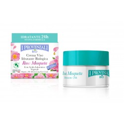 iProvenzali - Organic 24h Moisturizing Face Cream Rosa Mosqueta 50ml 