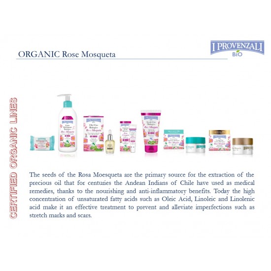 iProvenzali - Organic 24h Anti-aging Face Cream Rosa Mosqueta 50ml 