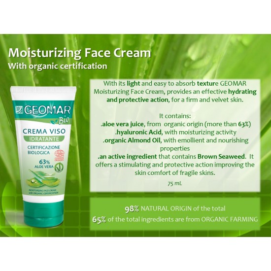 Geomar - Organic Moisturizing Face Cream 75ml