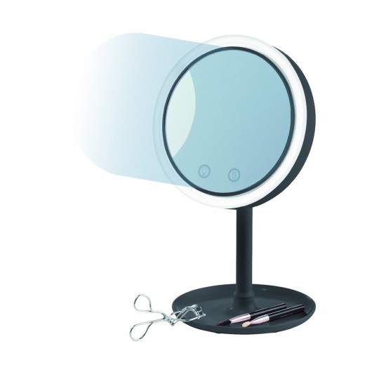 Issage - Cosmetic mirror with LED light and air diffuser 16.5cm