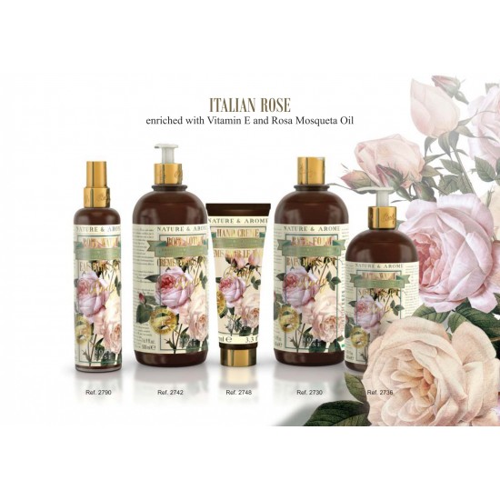 Rudy - Italian Rose with Mosqueta Oil Bath and Shower Gel (with Vitamin E)